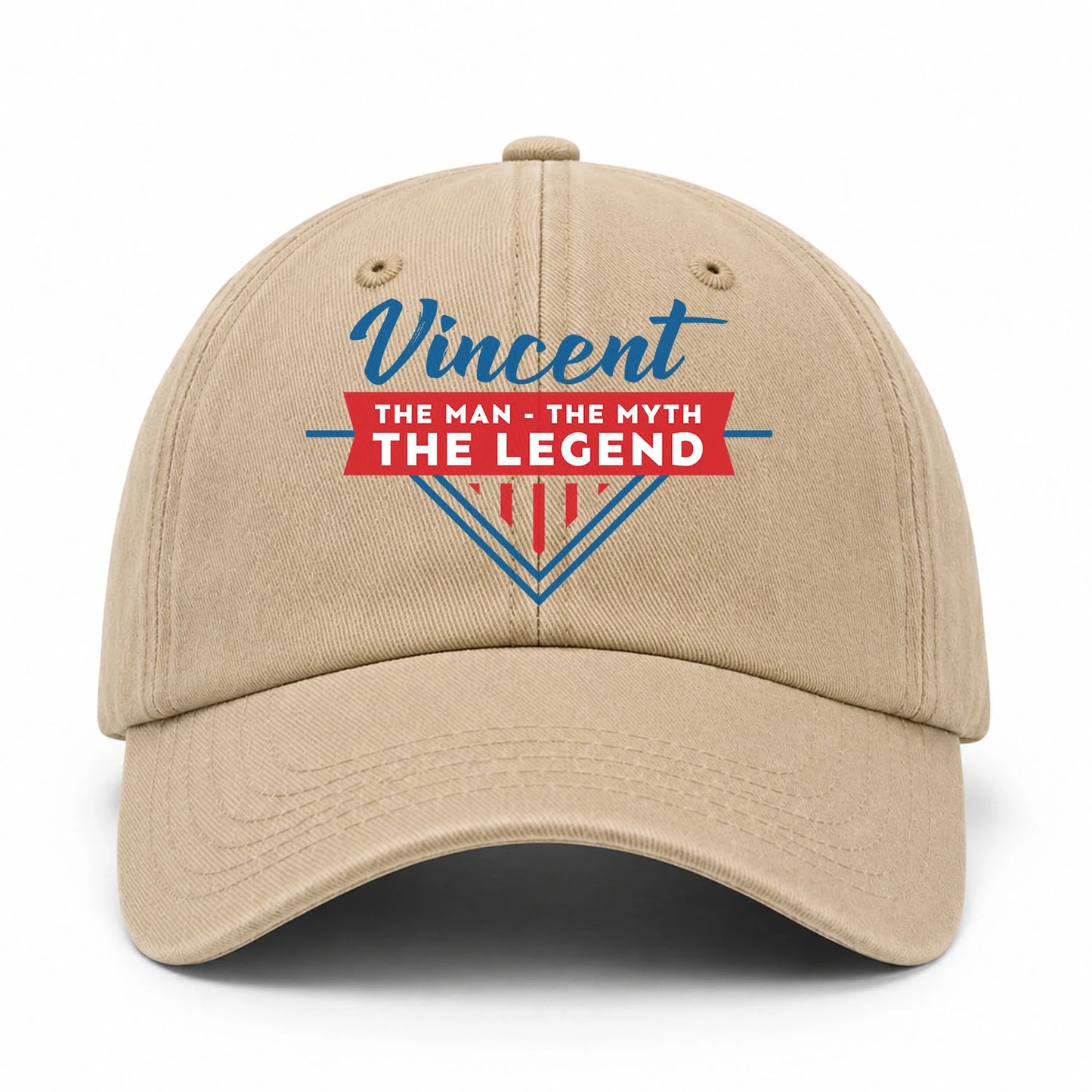 The Man The Myth The Legend Logo Washed Cap VINCENT 13K1 C37PF