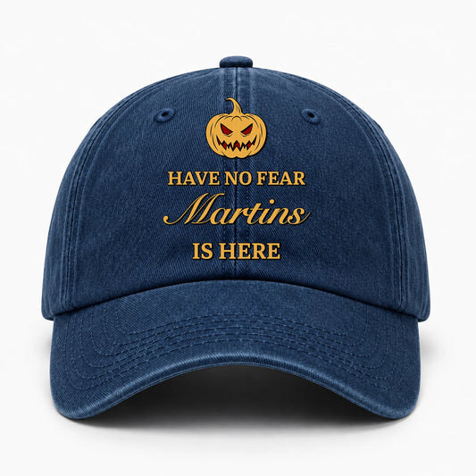 Have No Fear Your Name Is Here Jack O' Lantern Washed Cap MARTINS 13K1 C165PF