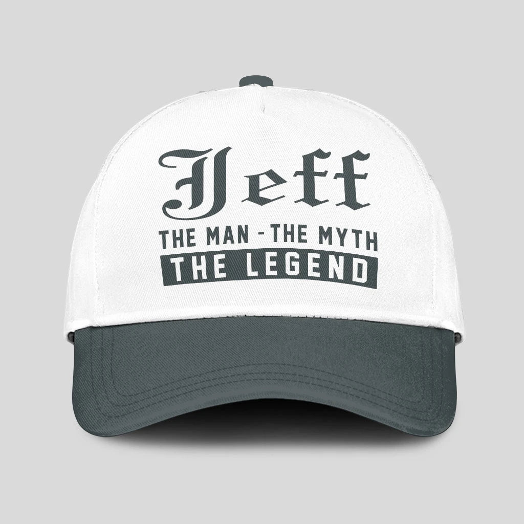 The Man The Myth The Legend Luxury Cap JEFF 13K1 C39PF