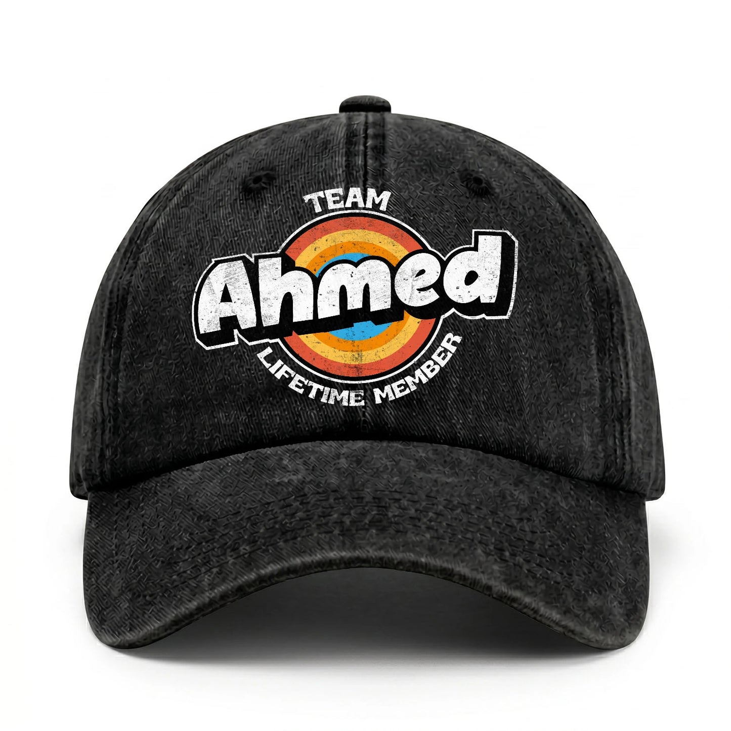 Team Your Name Lifetime Member Logo Cap AHMED 13K1 C66PF