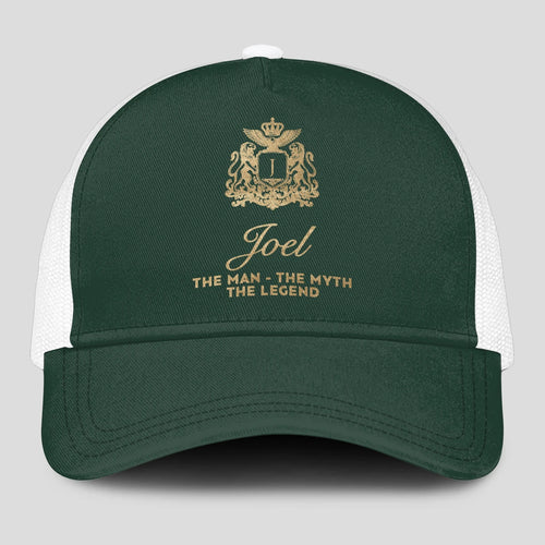 The Man The Myth The Legend Sage Green Mesh Cap JOEL 13K1 C192PF