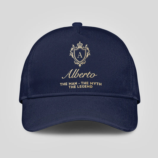 The Man The Myth The Legend Golden Navy Cap ALBERTO 13K1 C138PF