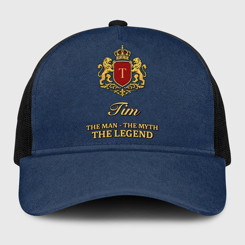 The Man The Myth The Legend Royal Blue Mesh Cap TIM 13K1 C187PF