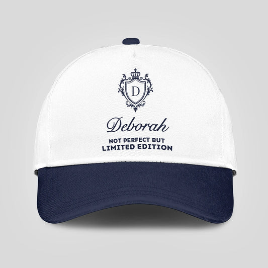 Not Perfect But Limited Edition Blue And White Luxury Cap DEBORAH 13K1 C151PF