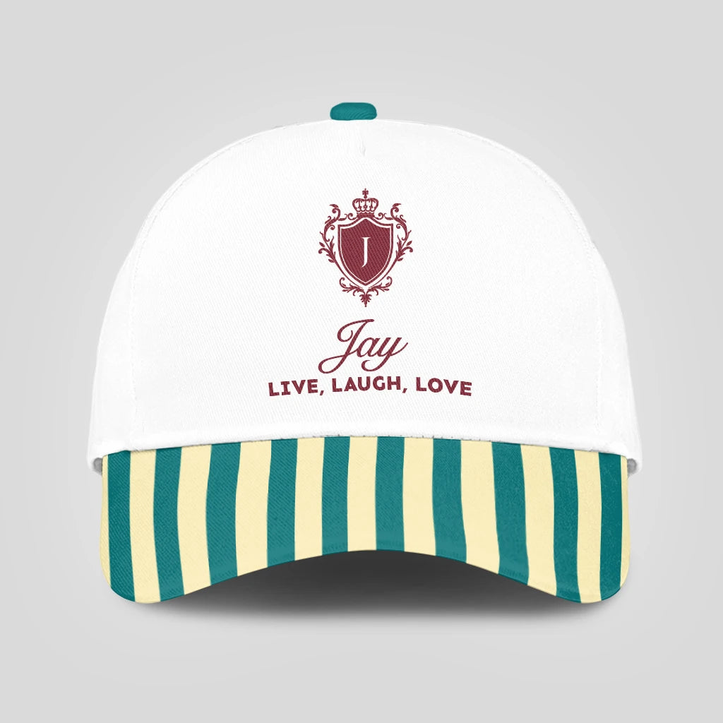 Live Laugh Love Green And Yellow Royal Cap JAY 13K1 C122PF