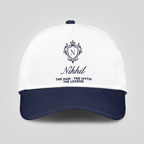 The Man The Myth The Legend Blue Cap NIKHIL 13K4 C46PF