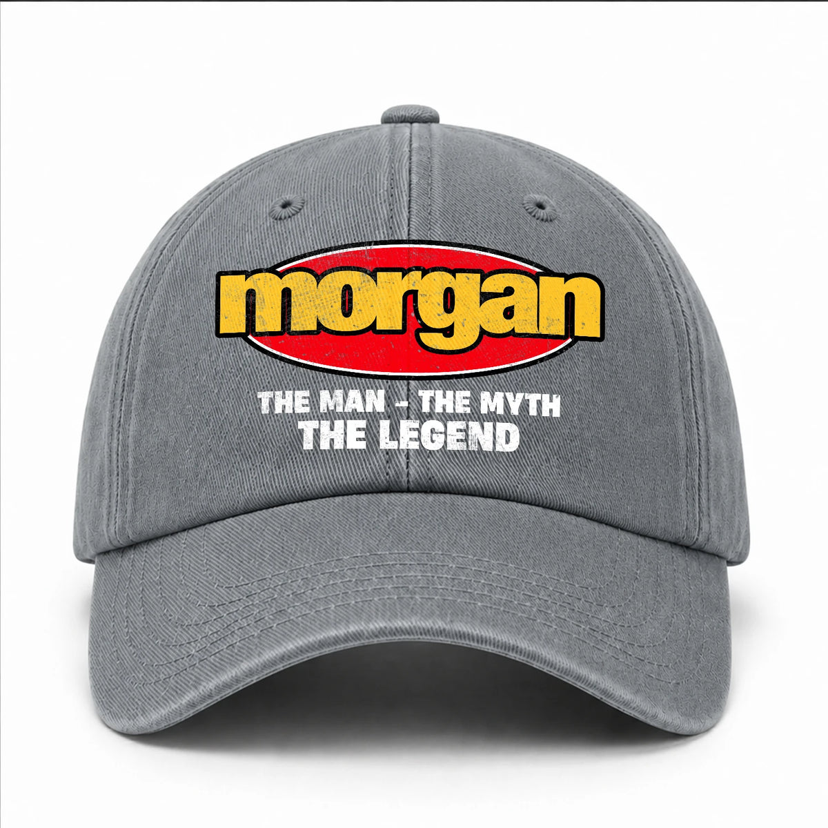 The Man The Myth The Legend Vintage Logo Washed Cap MORGAN 13K1 C162PF