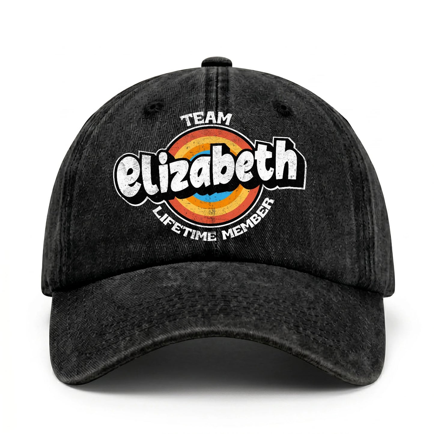 Team Your Name Lifetime Member Logo Cap ELIZABETH 13K1 C66PF