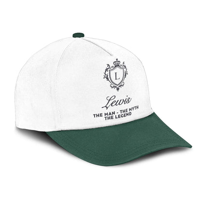 The Man The Myth The Legend Beautiful Green And White Cap LEWIS 13K1 C171PF