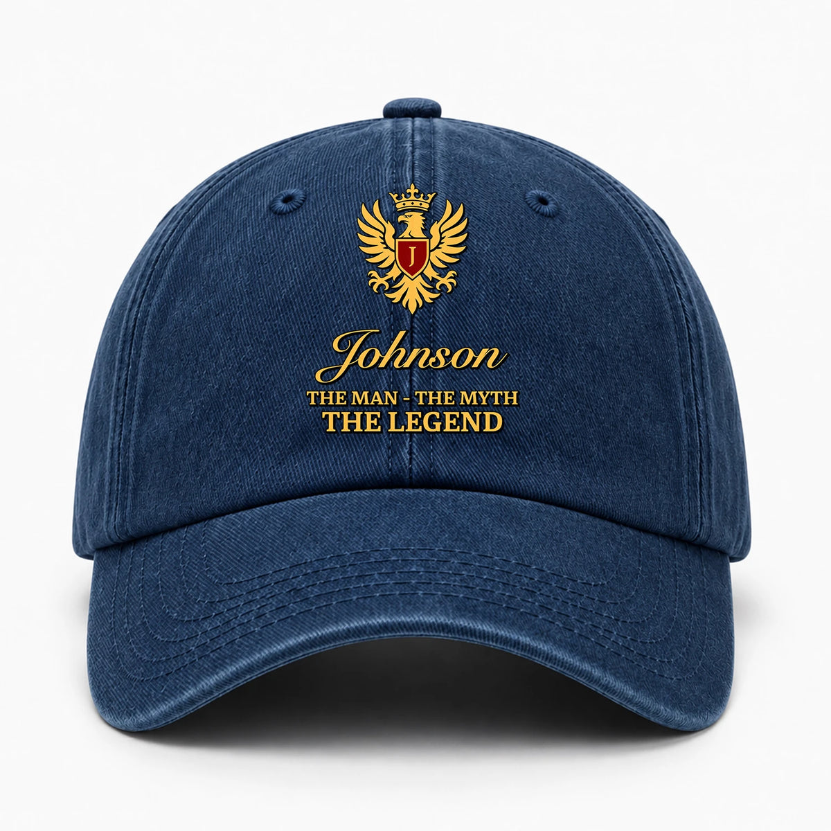 The Man The Myth The Legend King Eagle Washed Cap JOHNSON 13K1 C149PF