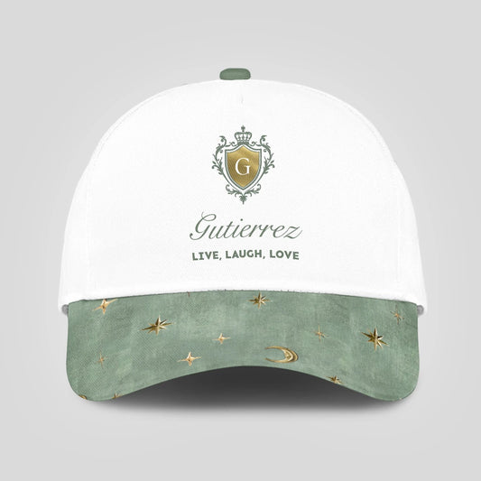Live Laugh Love Stars And Moon Green Cap GUTIERREZ 13K1 C124PF