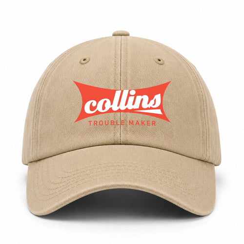 Trouble Maker Red Logo Washed Cap COLLINS 13K1 C78PF