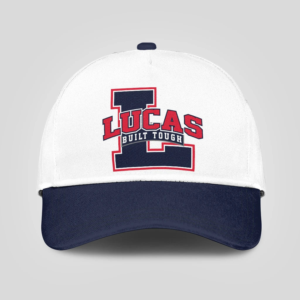 Built Tough Blue And White Baseball Cap LUCAS 13K1 C103PF