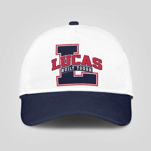 Built Tough Blue And White Baseball Cap LUCAS 13K1 C103PF