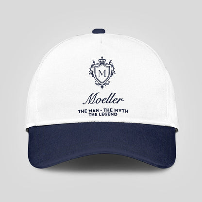 The Man The Myth The Legend Blue Cap MOELLER 13K9 C46PF