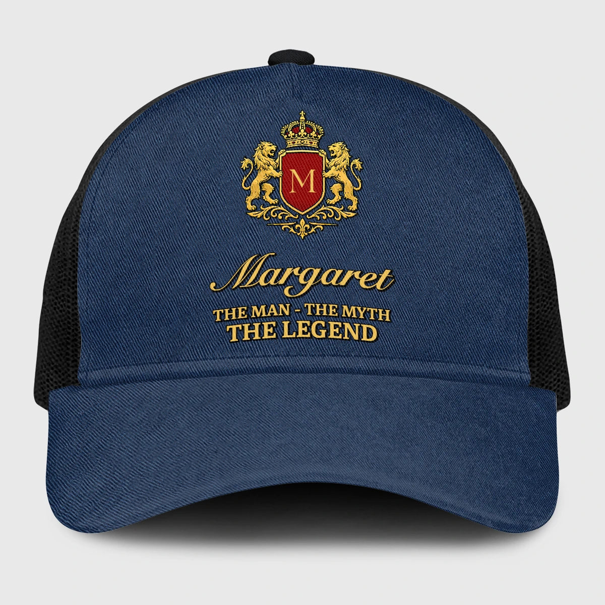 The Man The Myth The Legend Royal Blue Mesh Cap MARGARET 13K1 C187PF