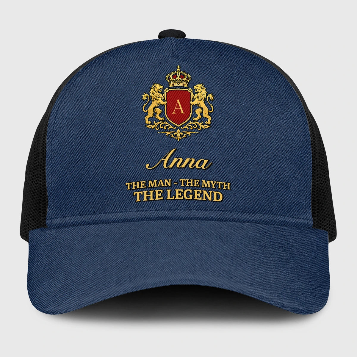 The Man The Myth The Legend Royal Blue Mesh Cap ANNA 13K1 C187PF