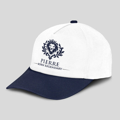 Born legendary lion blue and white baseball cap PIERRE 13K1 C185PF