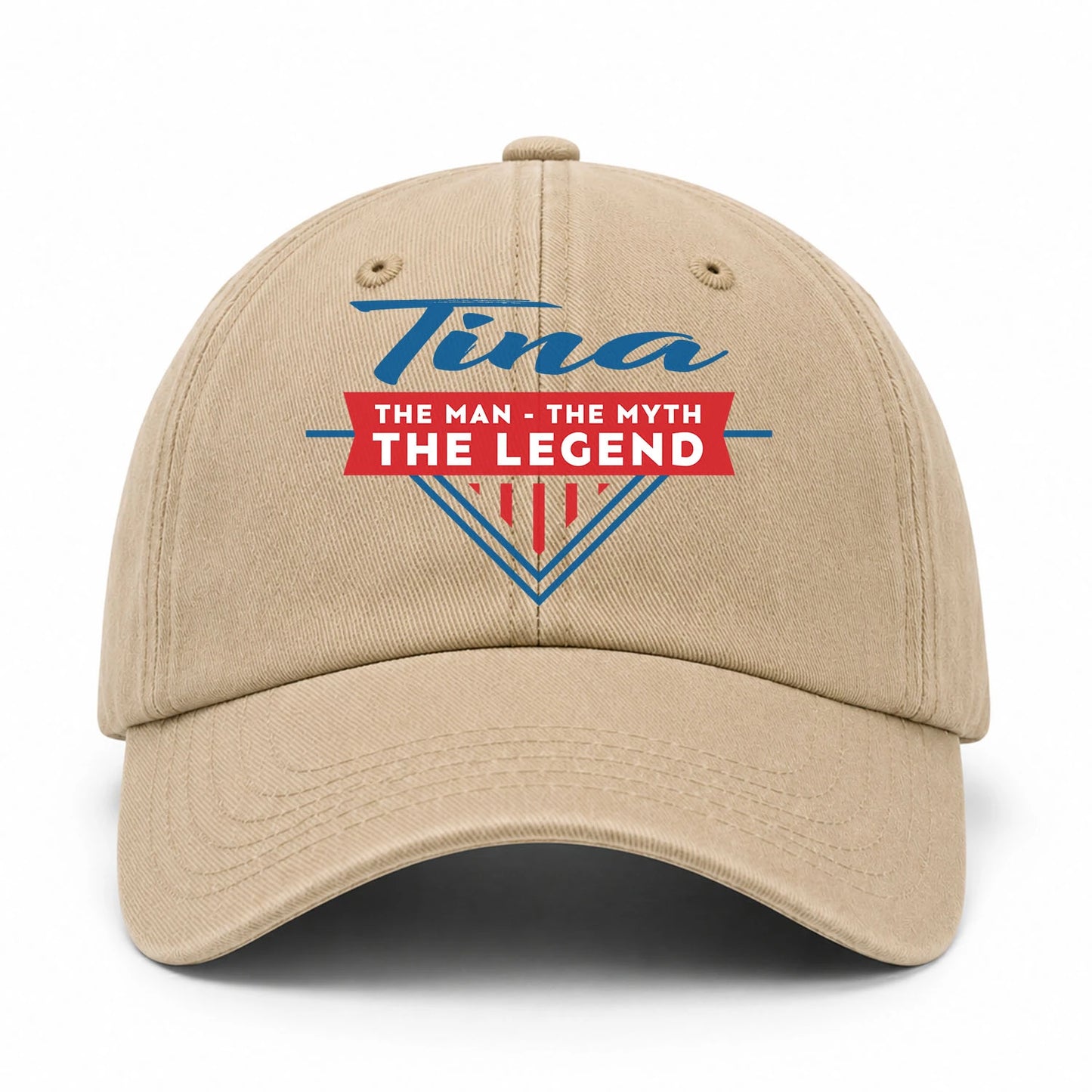 The Man The Myth The Legend Logo Washed Cap TINA 13K1 C37PF