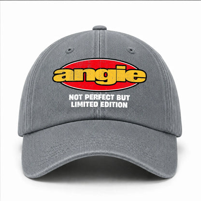 Your Name Not Perfect But Limited Edition Red Logo Washed Cap ANGIE 13K1 C84PF