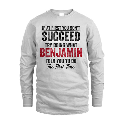 BENJAMIN 13K1-357 If At First You Don't Succeed...