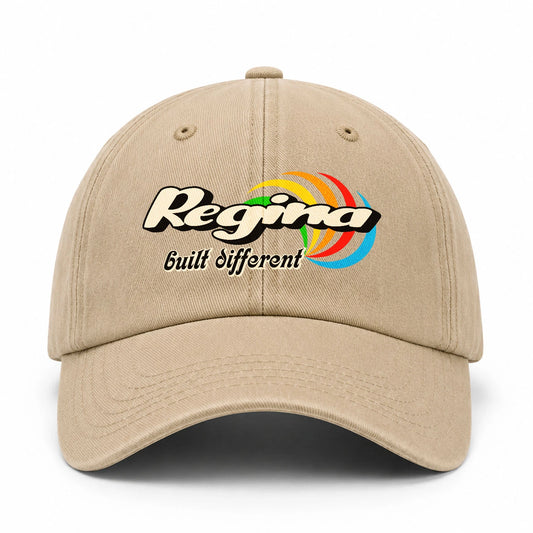 Your Name Built Different Retro Washed Cap REGINA 13K1 C55PF