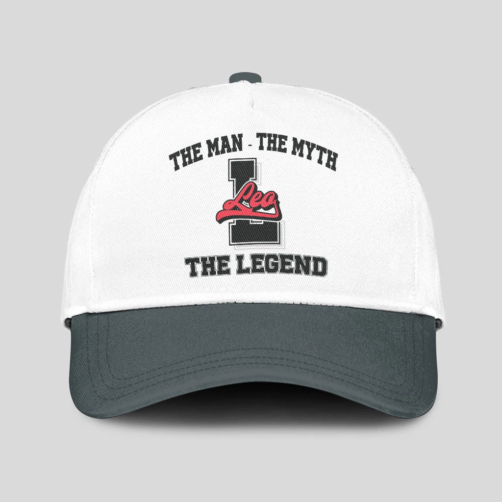 The Man The Myth The Legend Custom Initial Letter And Name Cap LEO 13K1 C38PF