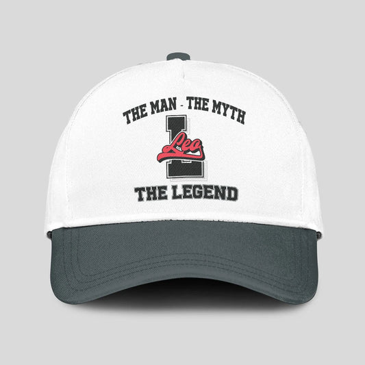 The Man The Myth The Legend Custom Initial Letter And Name Cap LEO 13K1 C38PF