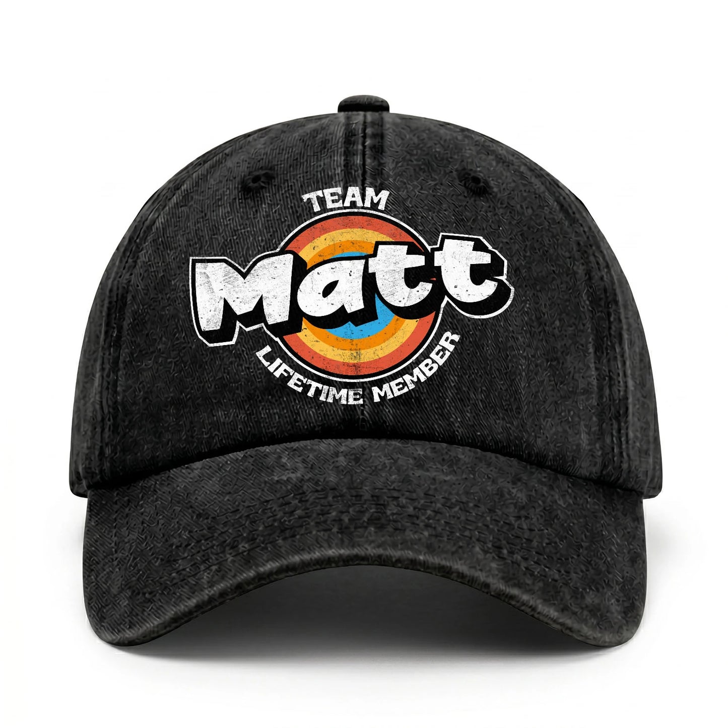 Team Your Name Lifetime Member Logo Cap MATT 13K1 C66PF