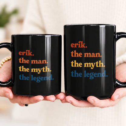 The Man The Myth The Legend Retro Mug ERIK 13K1 MG06