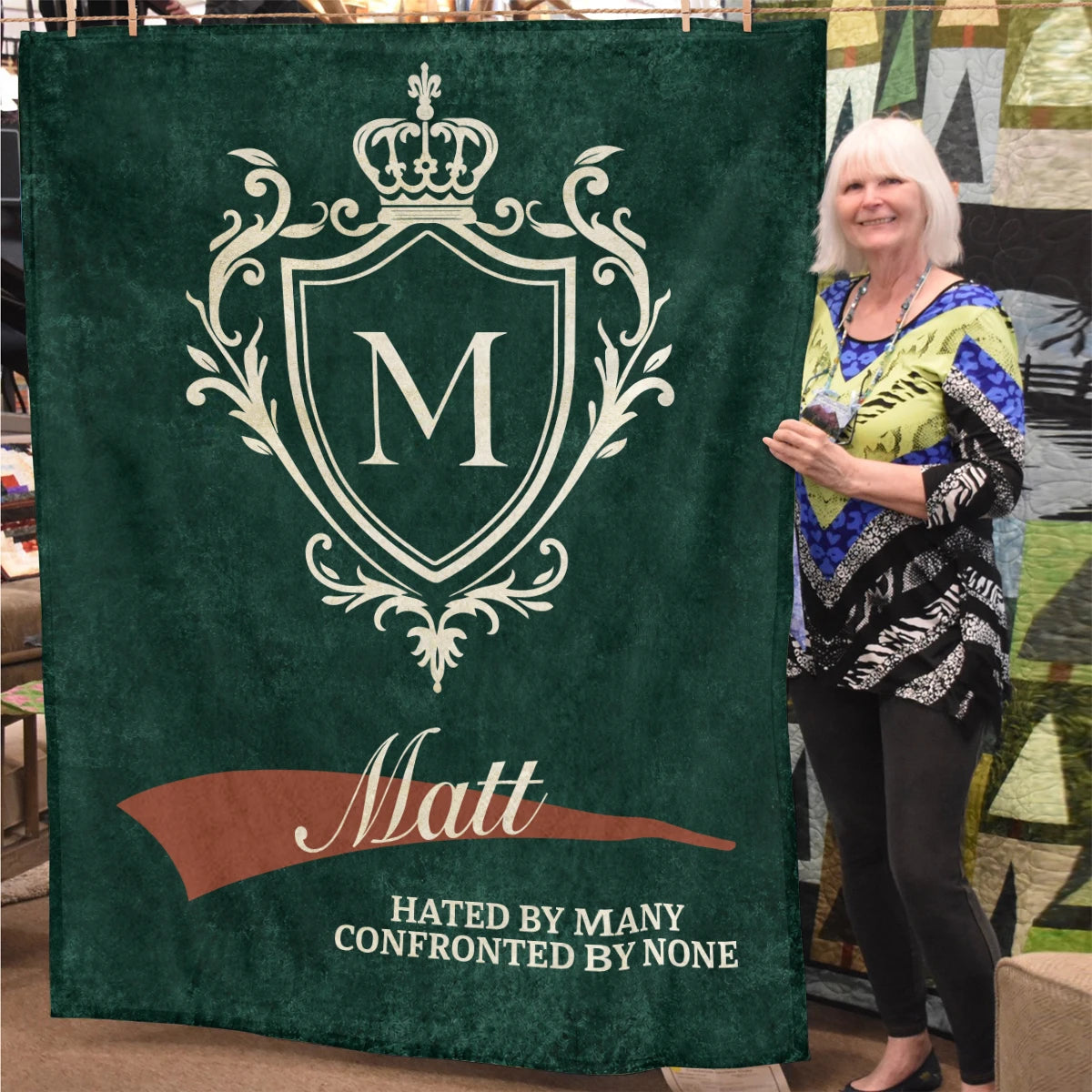 Hated by Many Confronted by None Old Money Blanket MATT 13K1 BK19