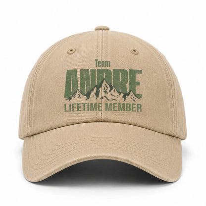 Team Your Name Lifetime Member Mountain Cap ANDRE 13K1 C58PF