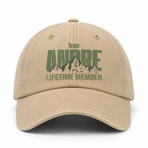 Team Your Name Lifetime Member Mountain Cap ANDRE 13K1 C58PF