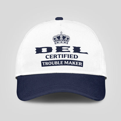 Certified Your Name Trouble Maker Washed Cap DEL 13K1 C148PF