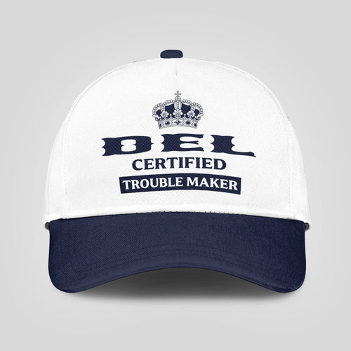 Certified Your Name Trouble Maker Washed Cap DEL 13K1 C148PF