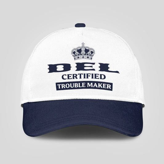 Certified Your Name Trouble Maker Washed Cap DEL 13K1 C148PF