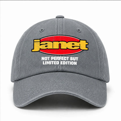 Your Name Not Perfect But Limited Edition Red Logo Washed Cap JANET 13K1 C84PF