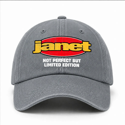 Your Name Not Perfect But Limited Edition Red Logo Washed Cap JANET 13K1 C84PF