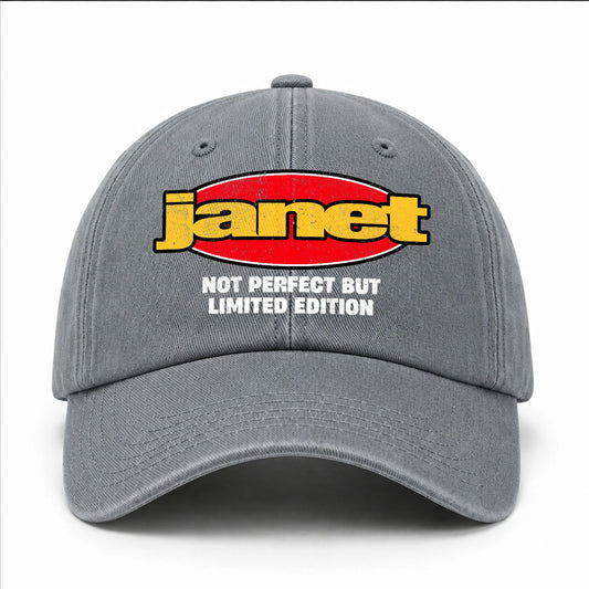 Your Name Not Perfect But Limited Edition Red Logo Washed Cap JANET 13K1 C84PF