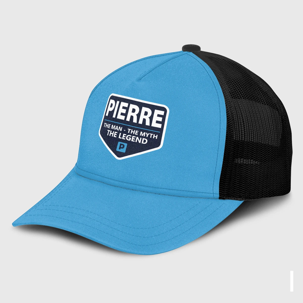 The Man The Myth The Legend Light Blue Mesh Cap PIERRE 13K1 C190PF