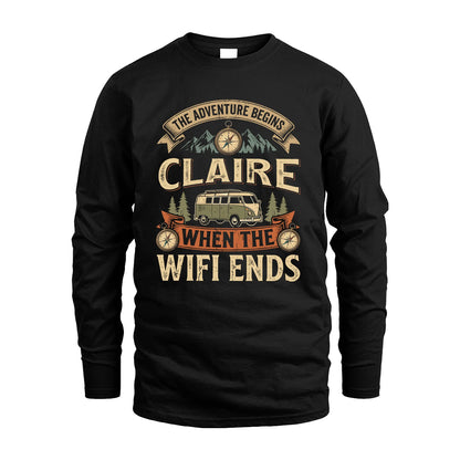 CLAIRE 13K1-547 The Adventure Begins Name When The Wifi Ends