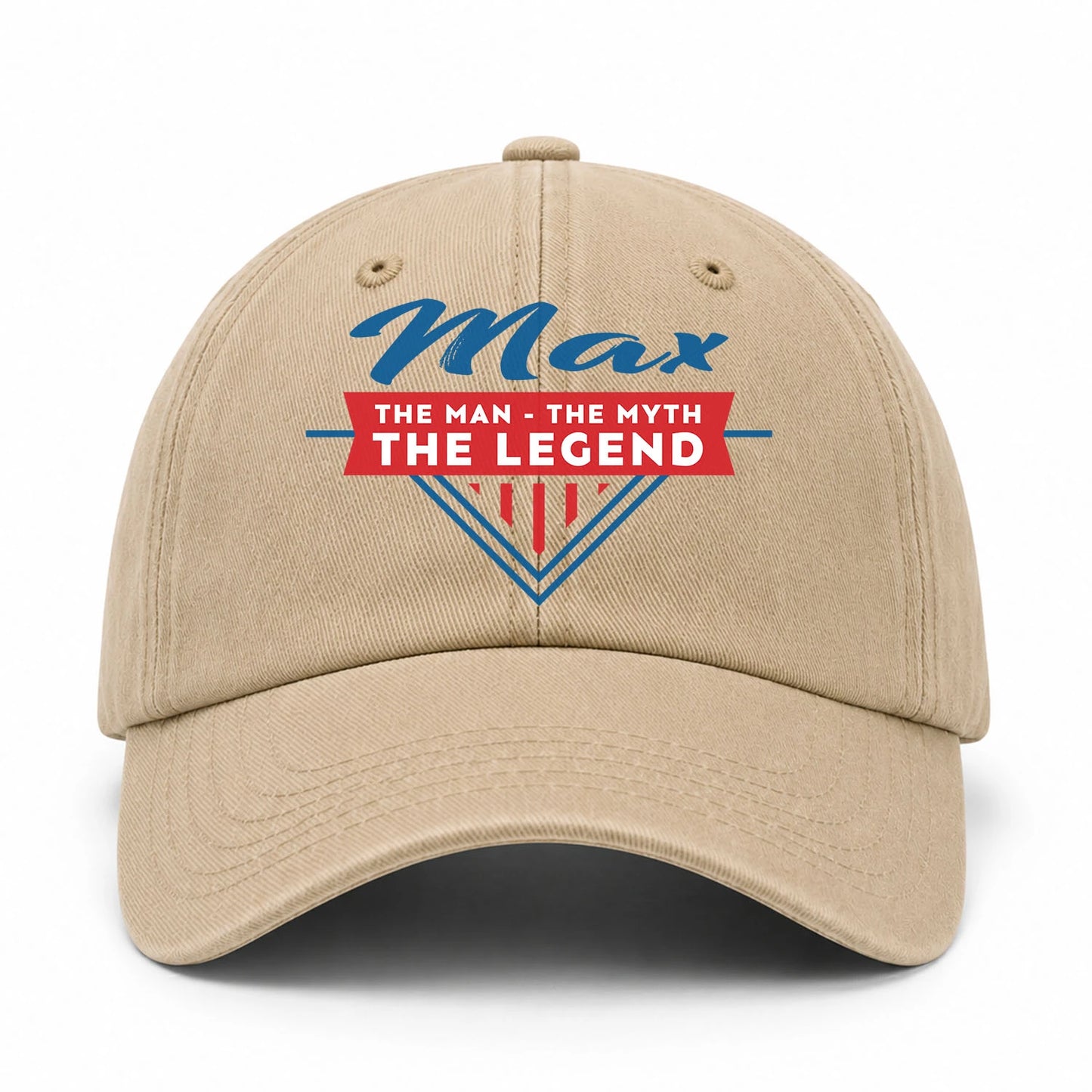 The Man The Myth The Legend Logo Washed Cap MAX 13K1 C37PF