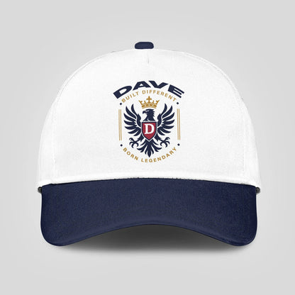 Built Different Born Legendary Elegant Blue And White Cap DAVE 13K1 C76PF