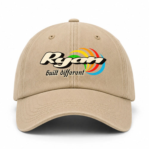 Your Name Built Different Retro Washed Cap RYAN 13K1 C55PF