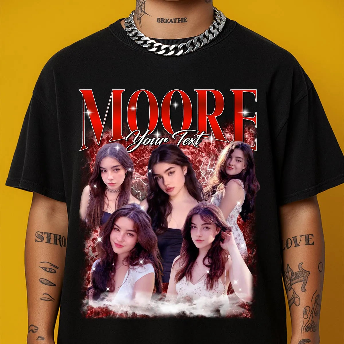 MOORE 13K1-CTN1 Bootleg Rap Tee | Custom Bootleg T-Shirt | Perfect Gift