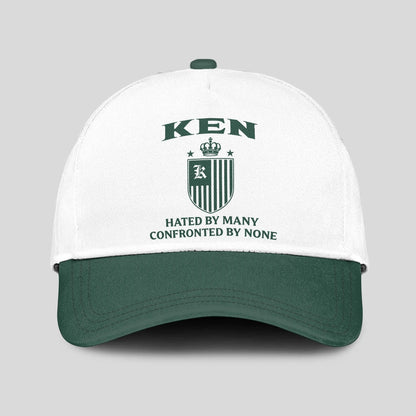 Hated By Many Confronted By None Luxury Logo Cap KEN 13K1 C41PF