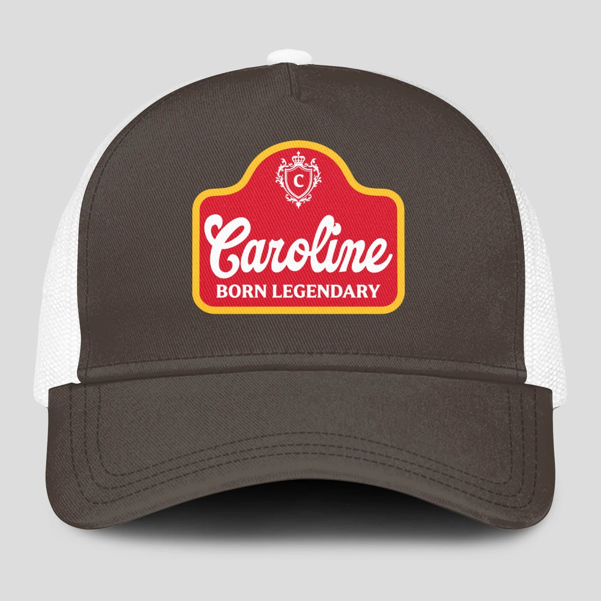 Born Legendary Charcoal Mesh Cap CAROLINE 13K1 C196PF