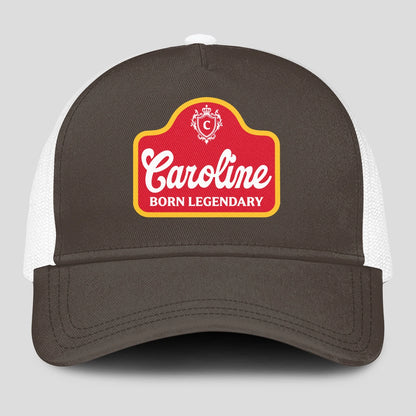 Born Legendary Charcoal Mesh Cap CAROLINE 13K1 C196PF