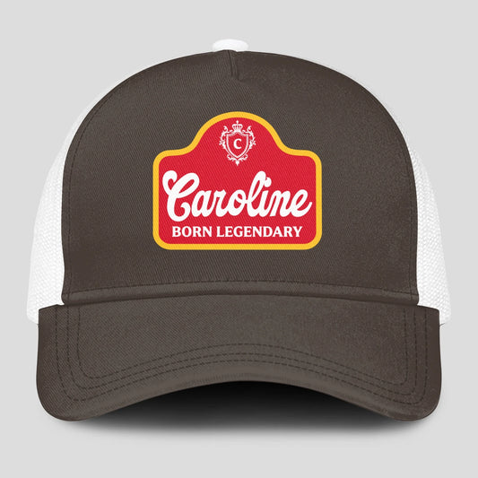 Born Legendary Charcoal Mesh Cap CAROLINE 13K1 C196PF