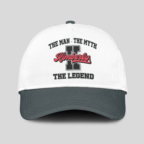 The Man The Myth The Legend Custom Initial Letter And Name Cap KIMBERLY 13K1 C38PF